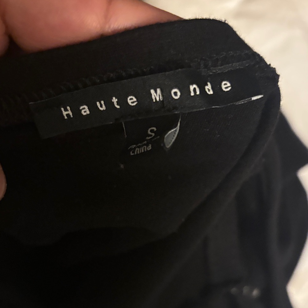 Haute Monde Black Mini Dress - Picture 6 of 6